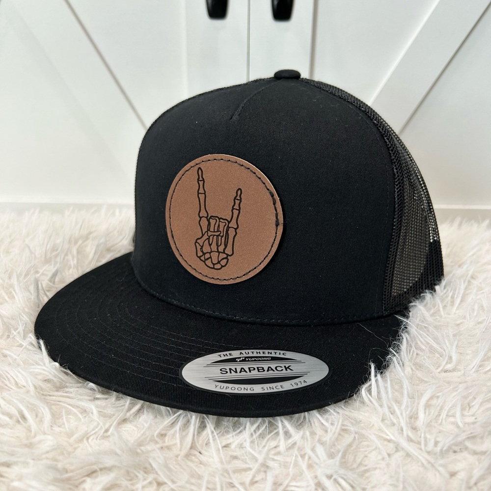 SnapBack Hat skeleton hand